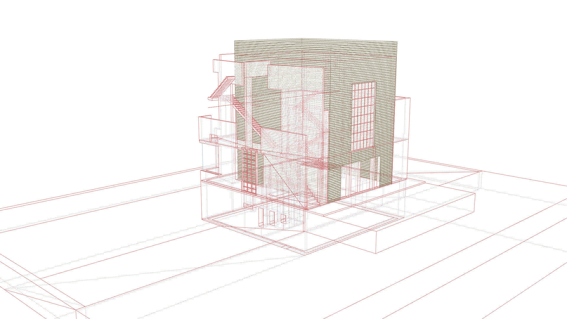 Sixth Street Residence Project by Thom Mayne with Andrew Zago 3D model_2