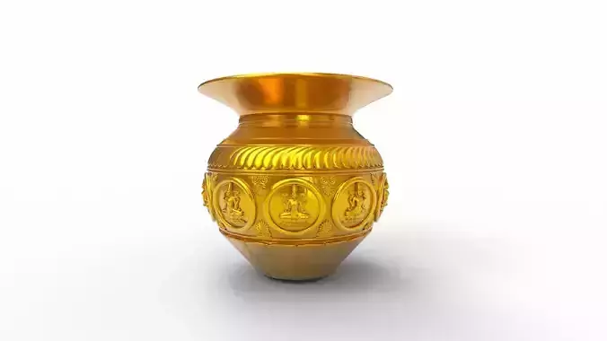 lakshmi kalash pot