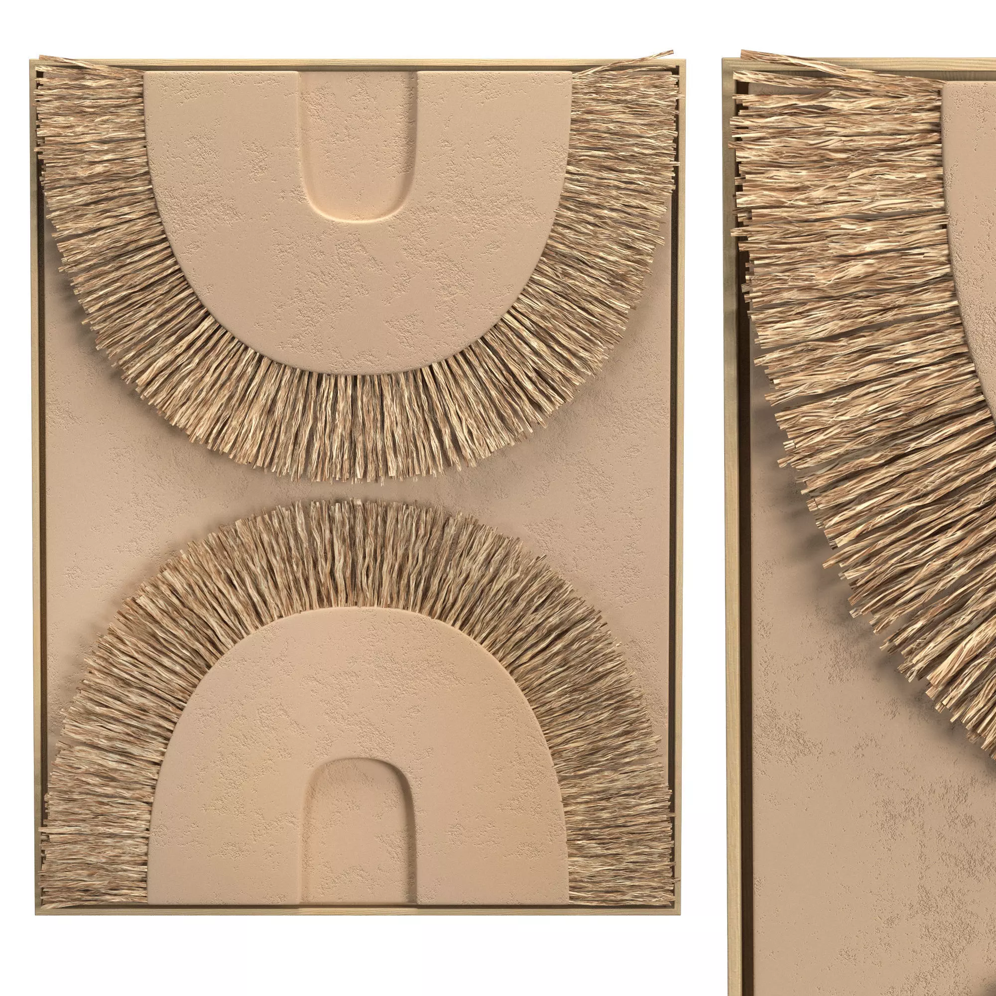 ELAN BYRD RAFFIA ART 1 3D model_0