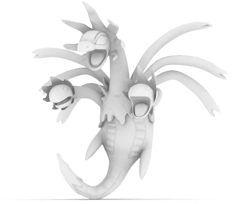 hydreigon by pokemon 3D print model_0
