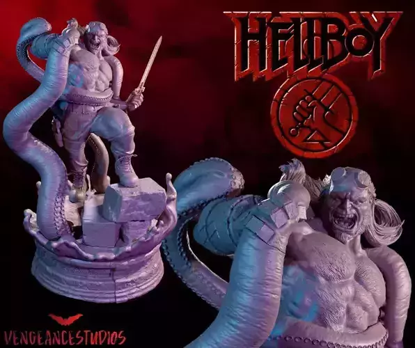 Hellboy 3D print model