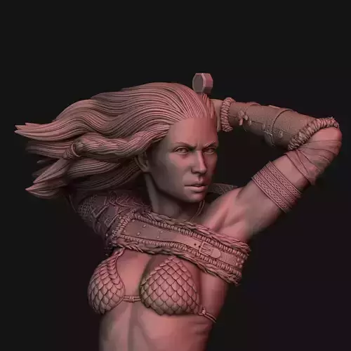 Red Sonja SFW and NSFW 3D print 3D print model