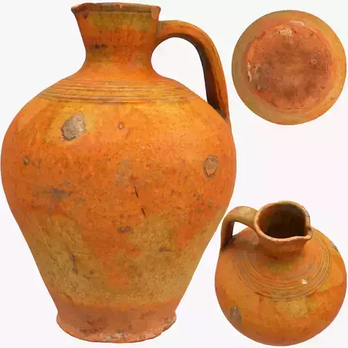 Old clay jug