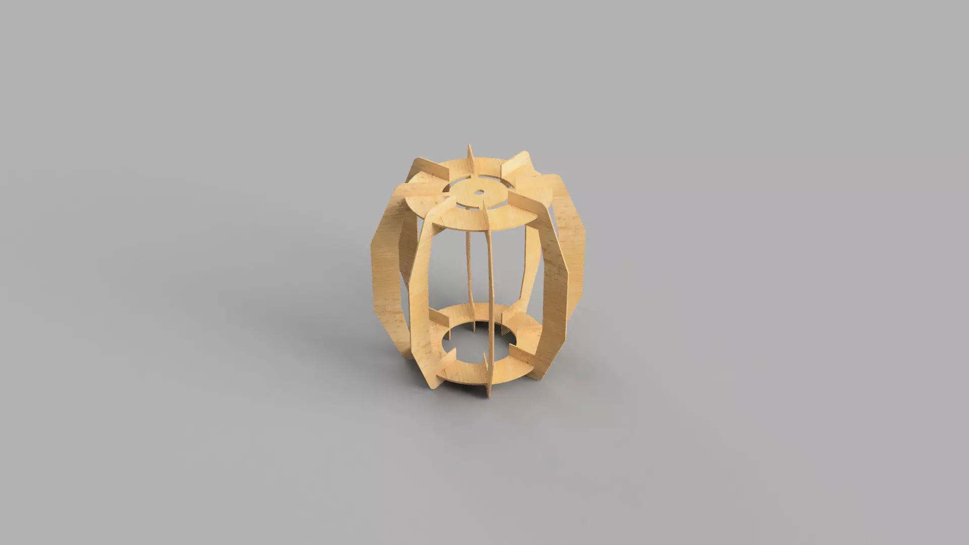 Simple Structure Stylish Home Chandelier Free low-poly 3D model