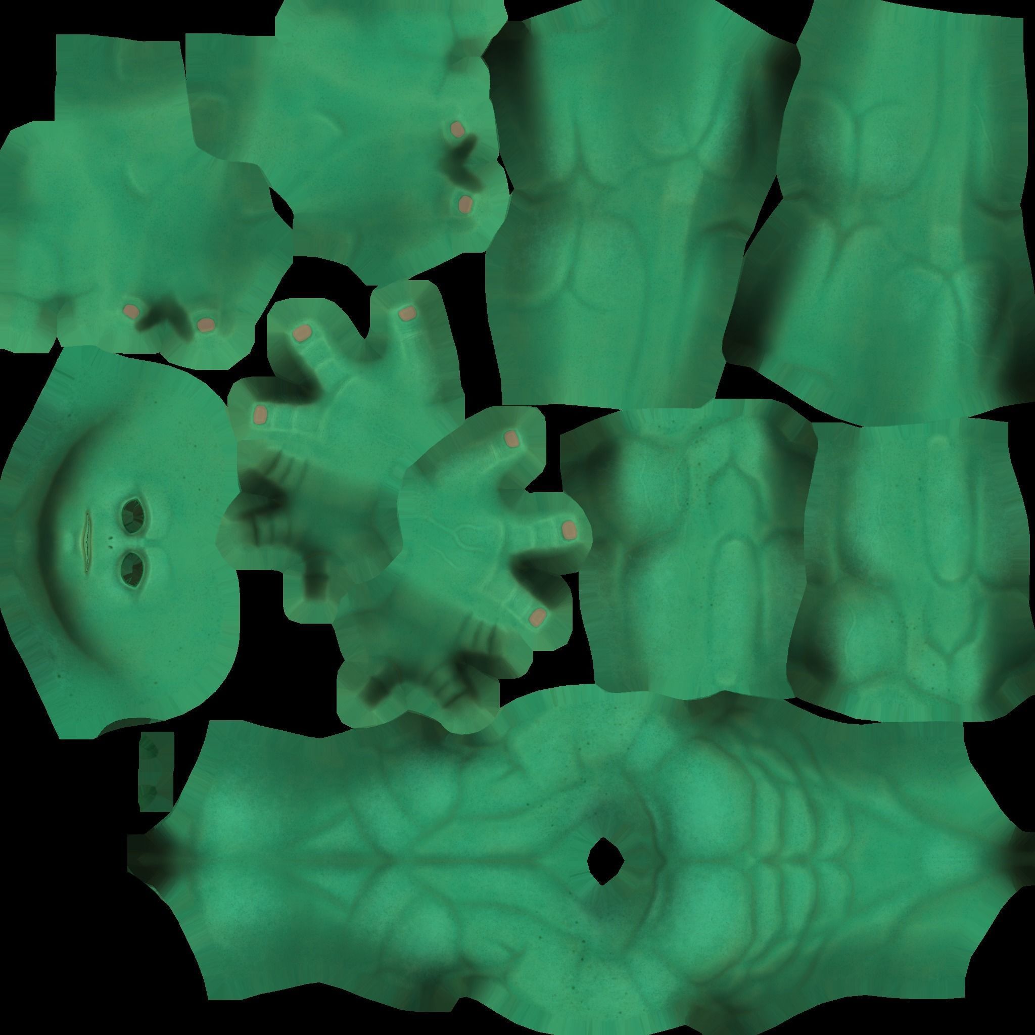 Michelangelo Ninja Turtle Low-poly 3D model_6