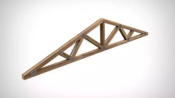 Wooden Truss Multi Panel PBR