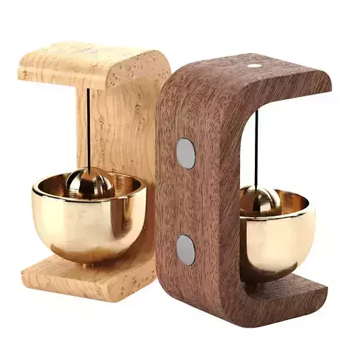 Forest Song Creative Wooden Door Bell 3D model Forest Song Creative Wooden Door Bell 3D model