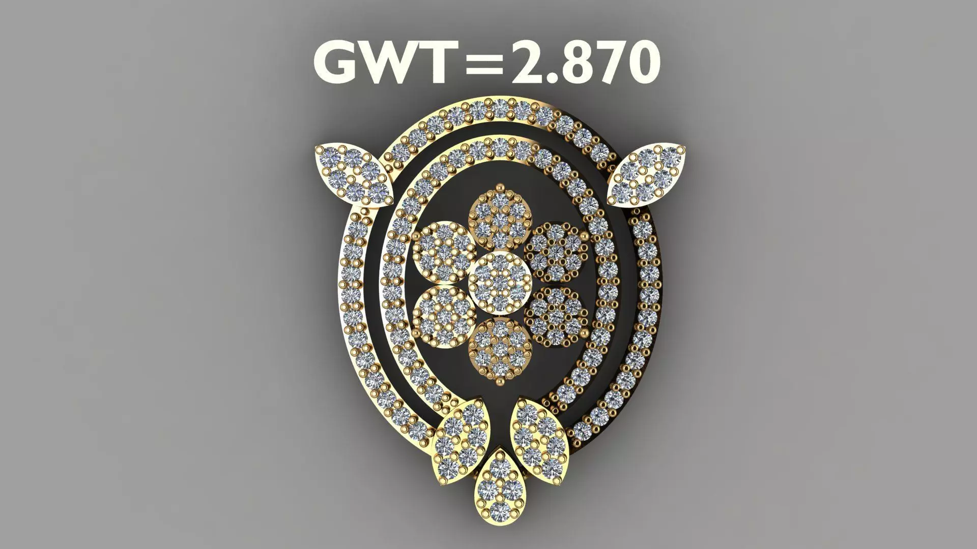 traditional jhumka 3D model