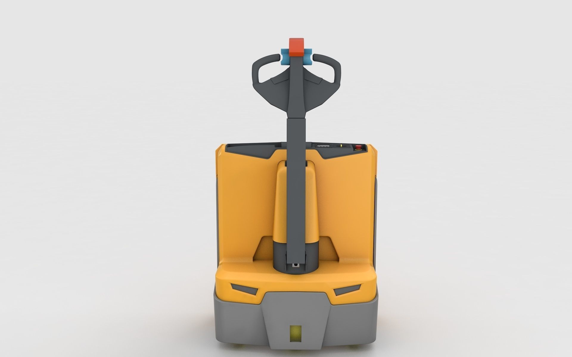 Electric Pallet Truck 3D model_2