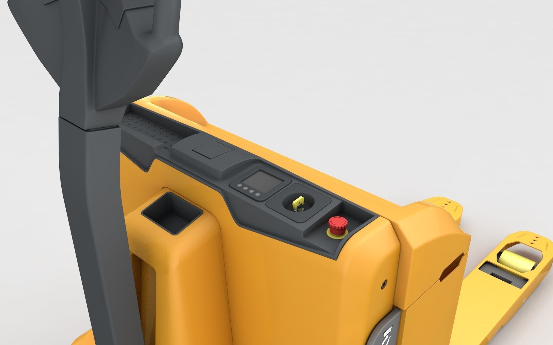 Electric Pallet Truck 3D model_6
