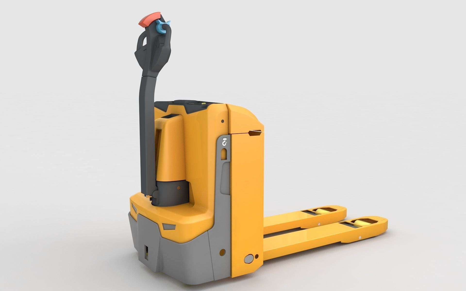 Electric Pallet Truck 3D model_1
