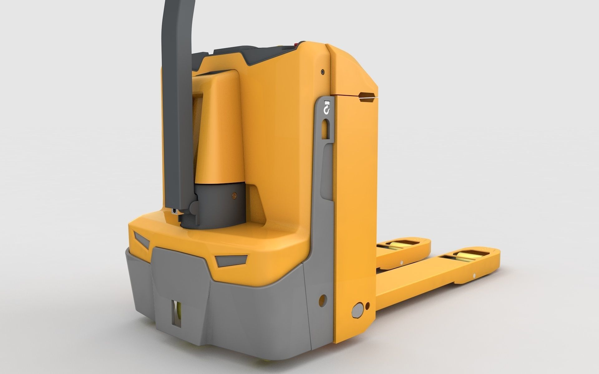 Electric Pallet Truck 3D model_7