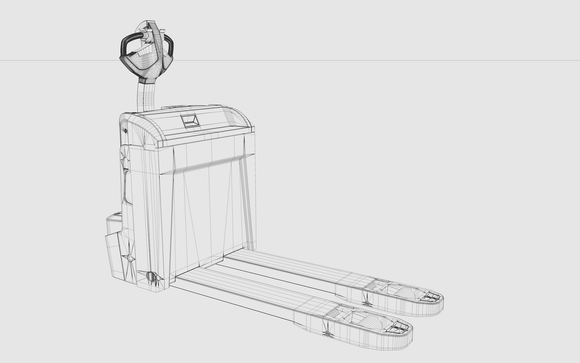 Electric Pallet Truck 3D model_19