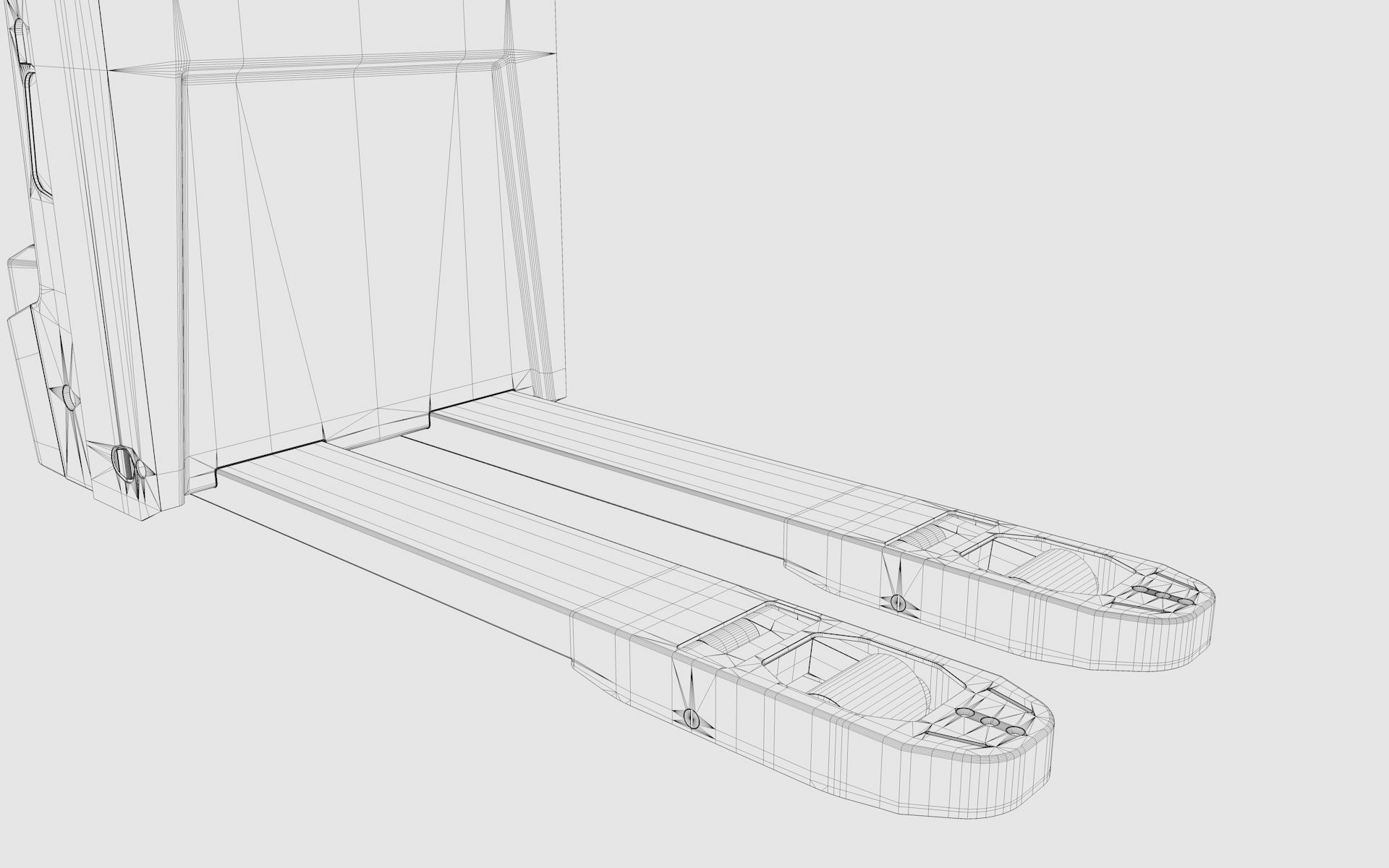 Electric Pallet Truck 3D model_27