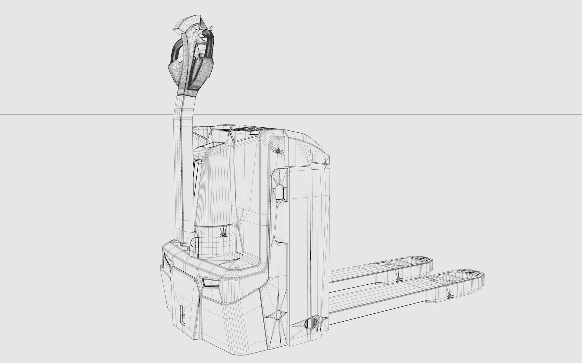 Electric Pallet Truck 3D model_20
