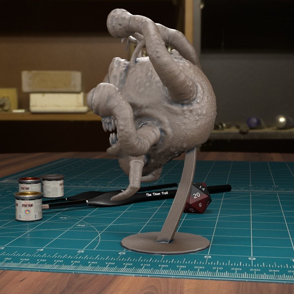 Beholder 03 - Pre-Supported 3D print model_3