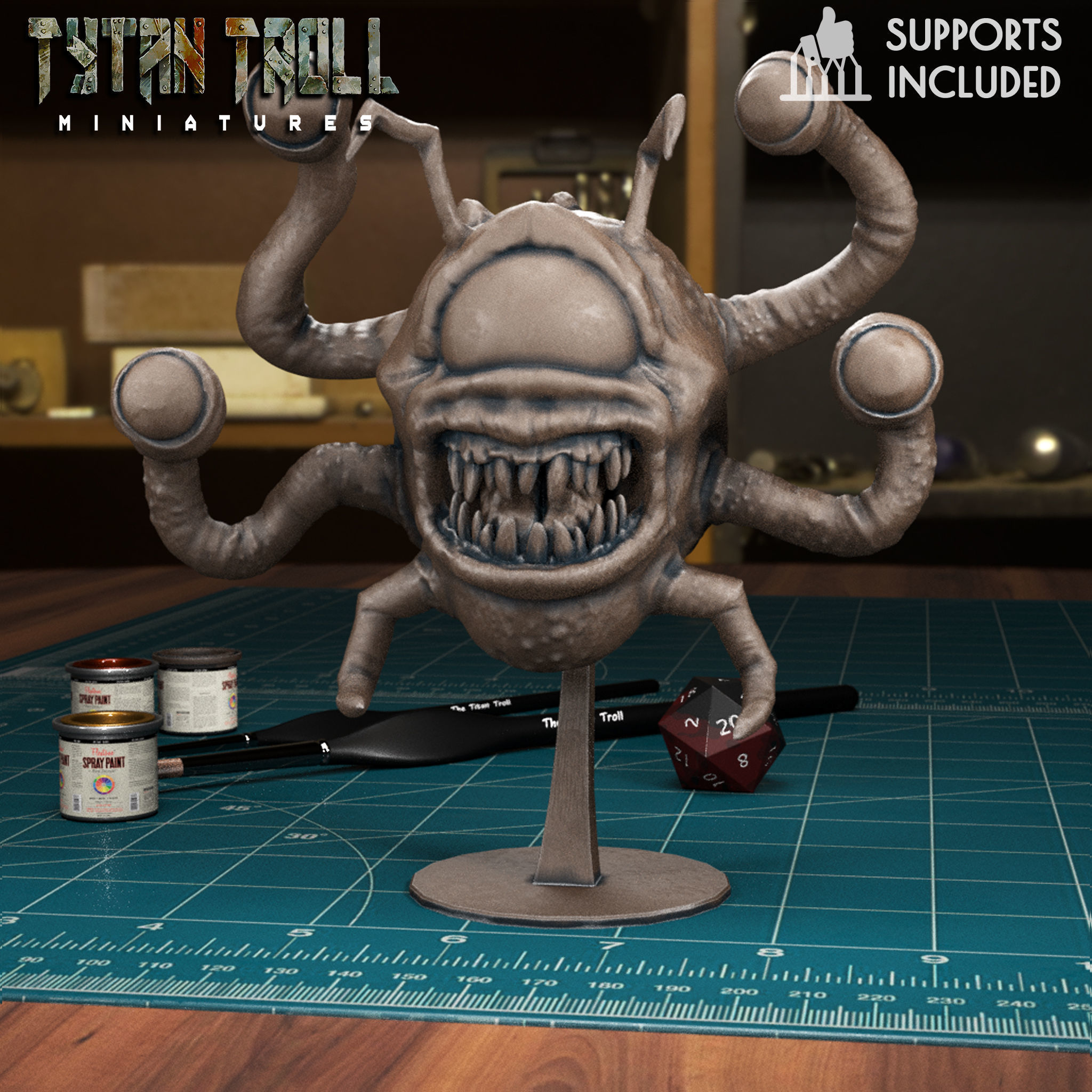 Beholder 03 - Pre-Supported 3D print model_4