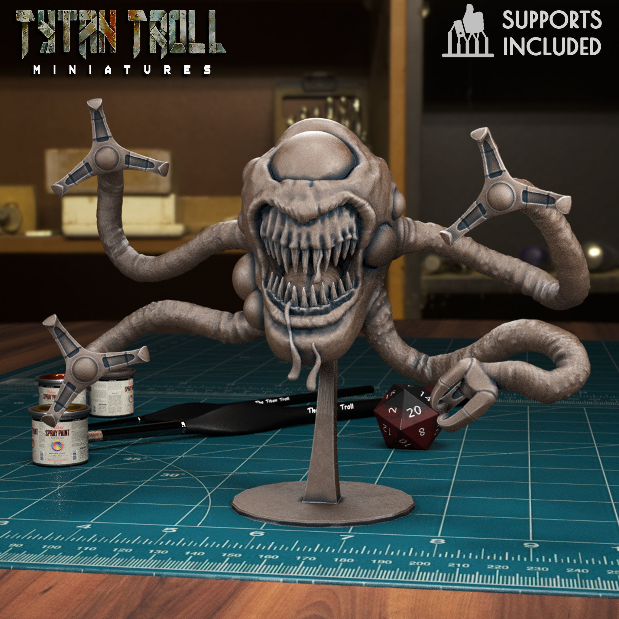 Beholder 02 - Pre-Supported 3D print model_4