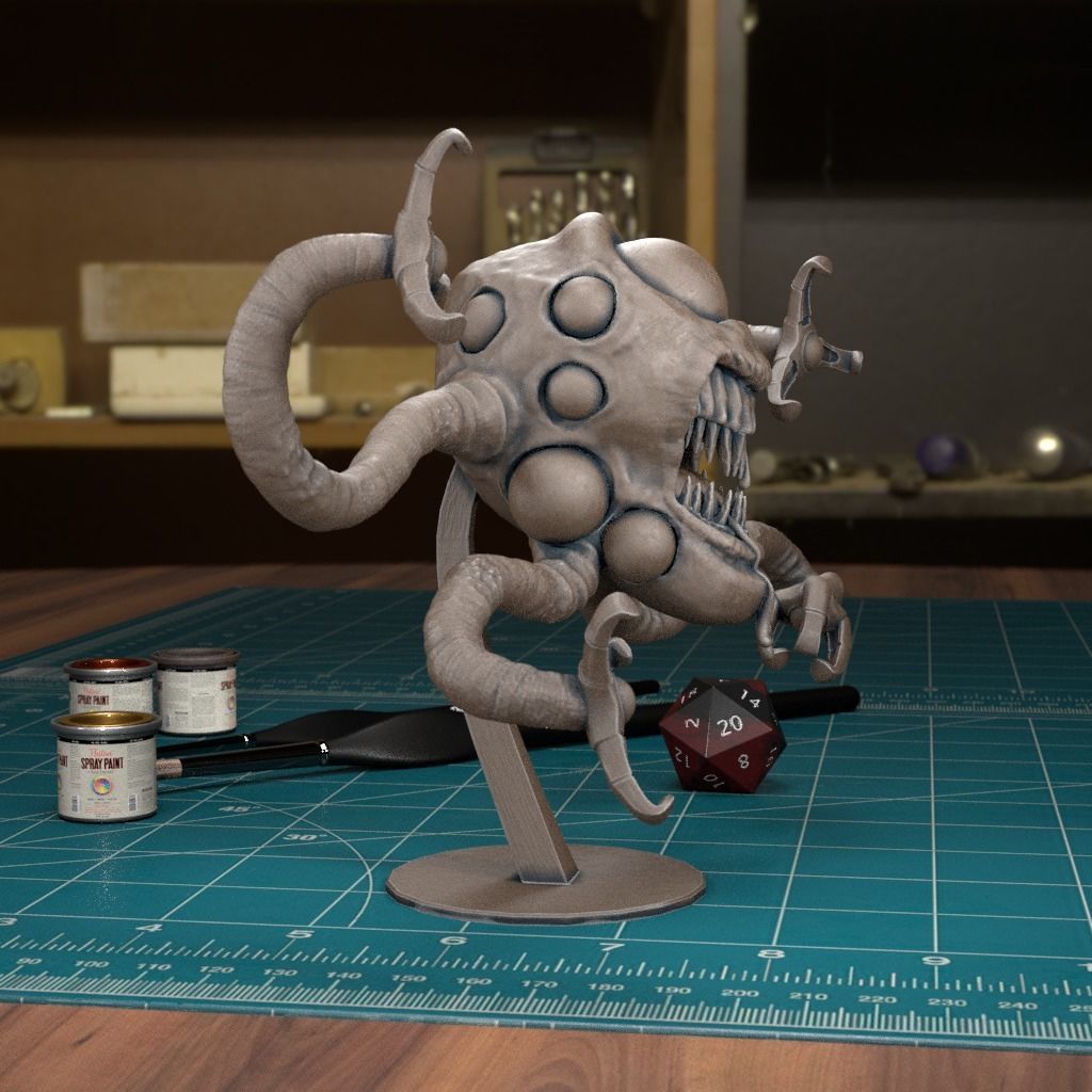 Beholder 02 - Pre-Supported 3D print model_1