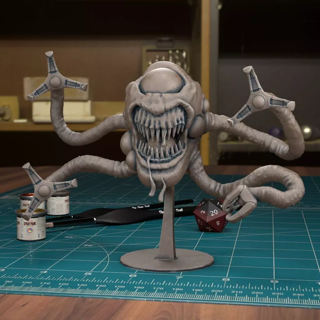 Beholder 02 - Pre-Supported 3D print model_0