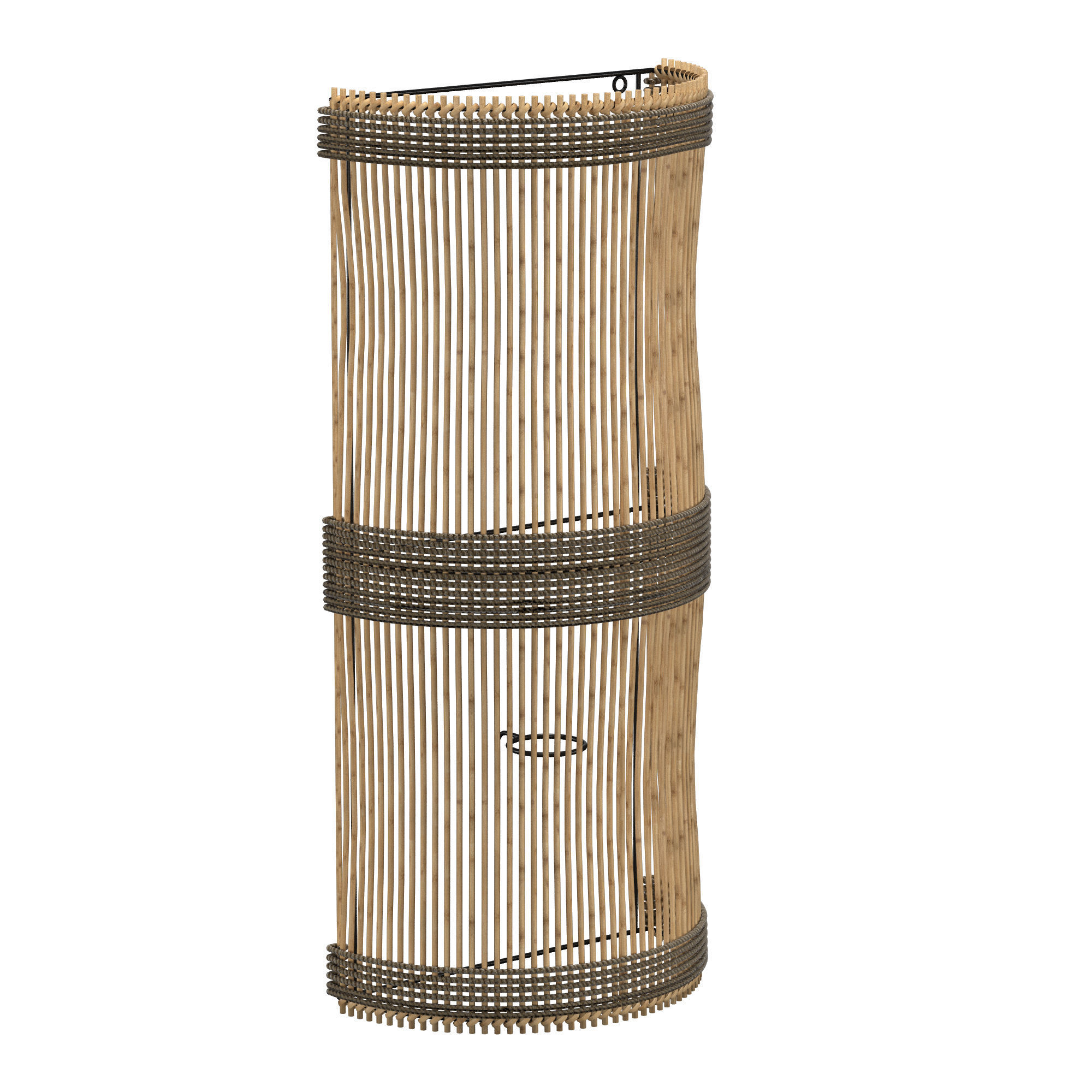 The Jalal Wall Applique - Natural - M 3D model_1