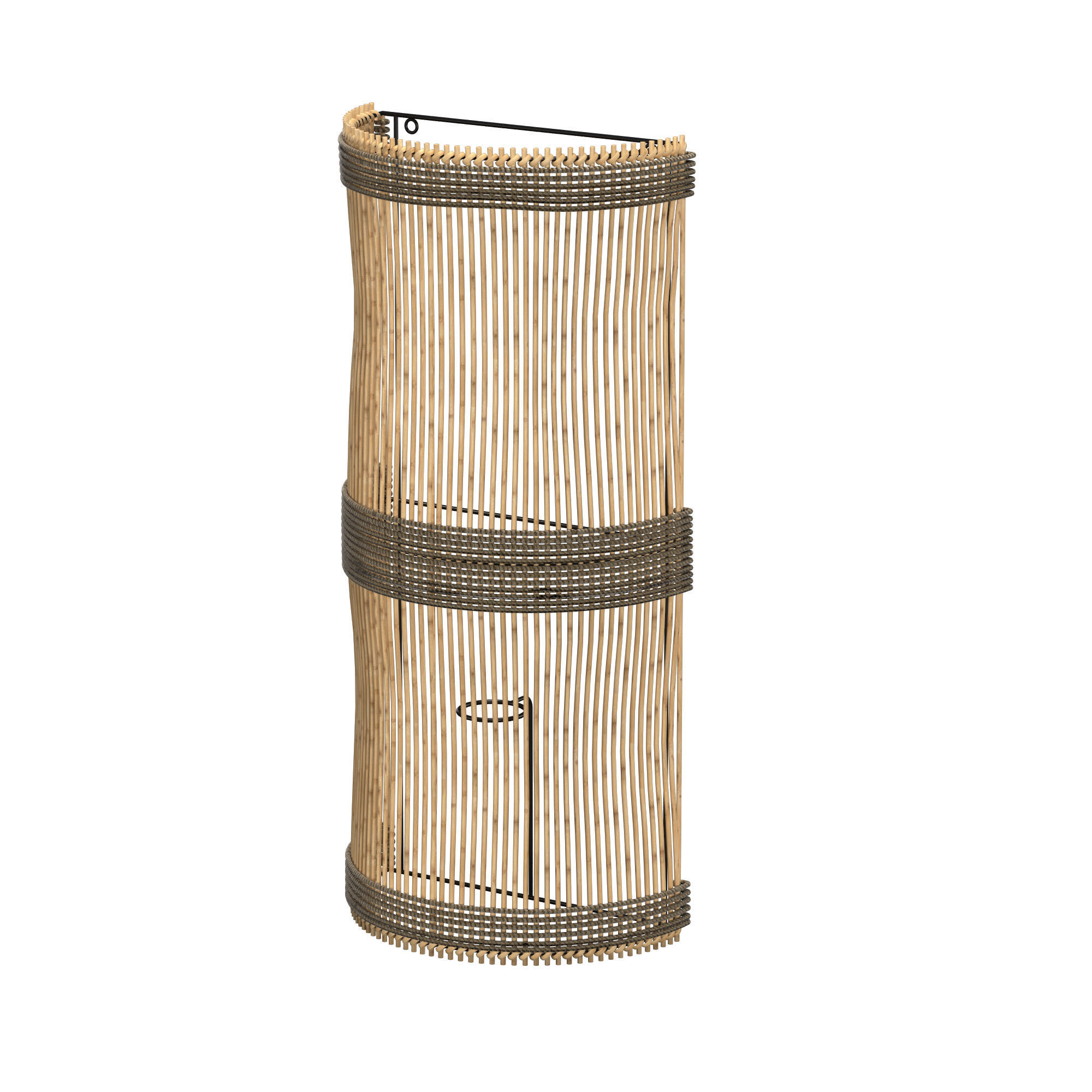 The Jalal Wall Applique - Natural - M 3D model_3