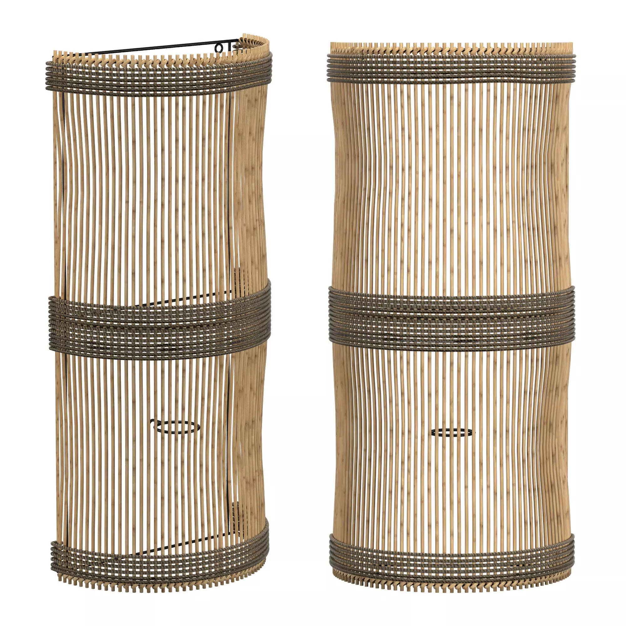 The Jalal Wall Applique - Natural - M 3D model_0