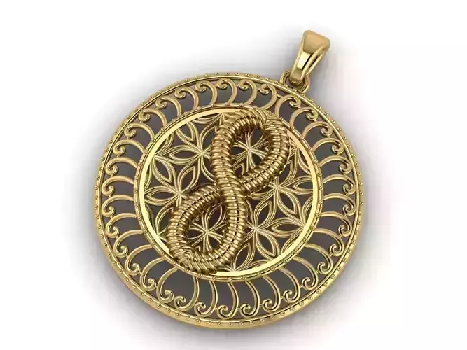 Women Pendant Ready STL 3DM Models Womens Necklace Lightweight