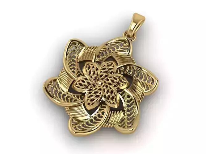 Women Pendant Ready STL 3DM Models Womens Necklace Lightweight