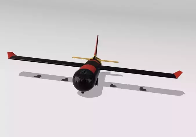 Remote control plane 3D print model