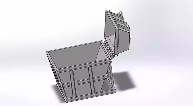 GALVANIZED MELTING FURNACE 3D model