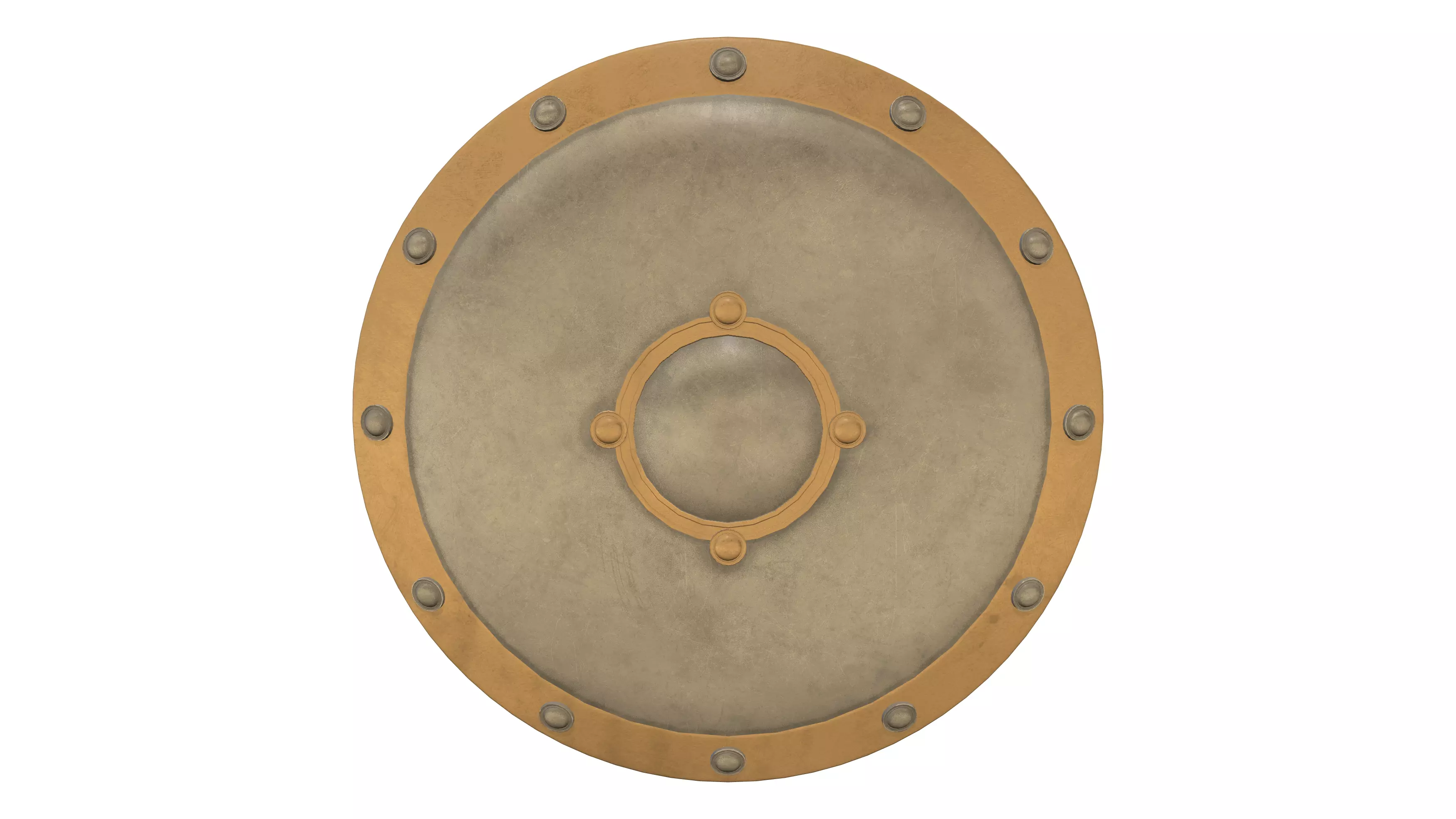 Roman Soldier Shield Low-poly 3D model