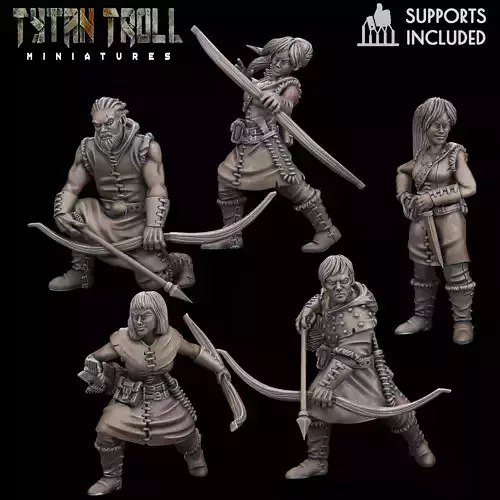 Bandit Archer - Pre-Supported 3D print model