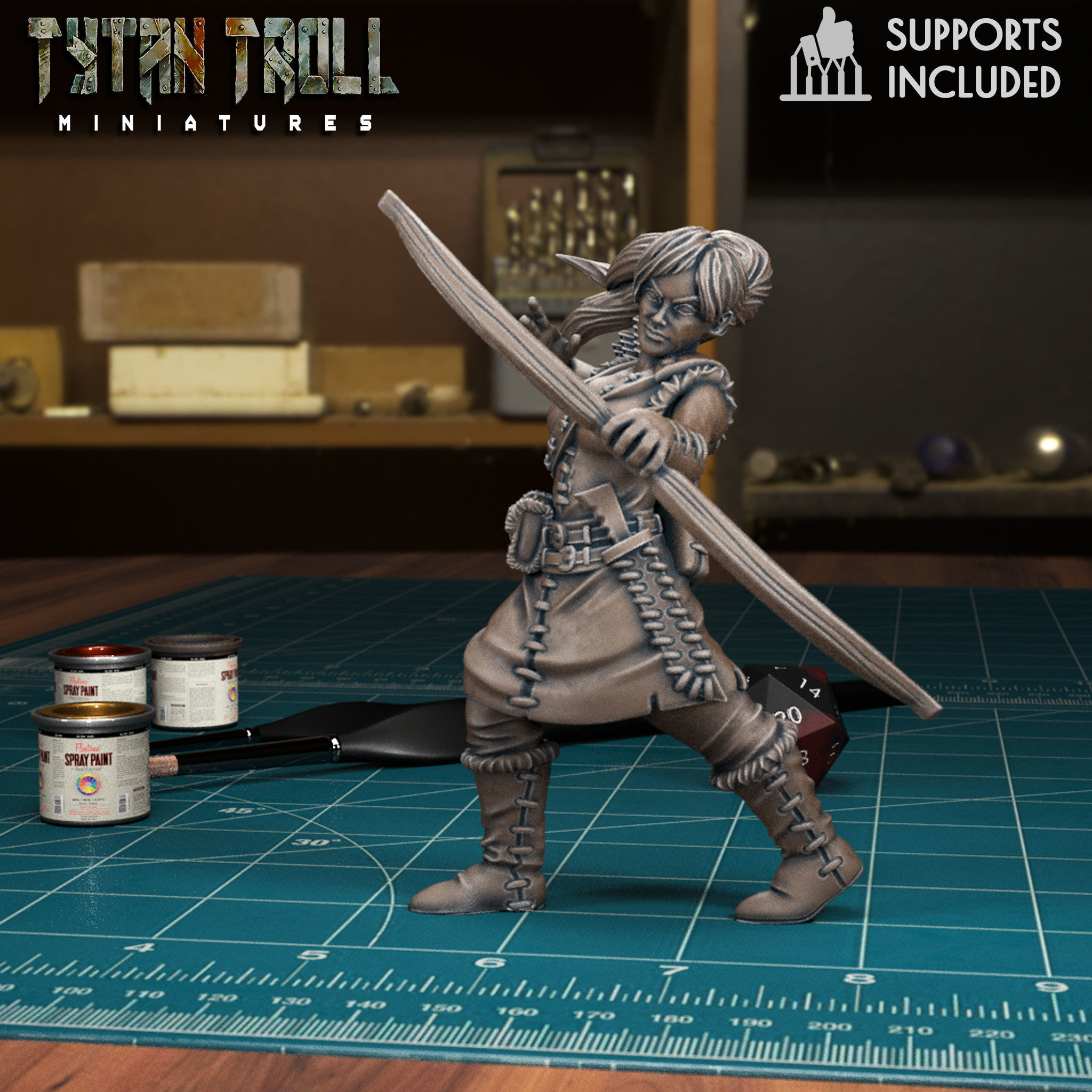 Bandit Archer - Pre-Supported 3D print model_1