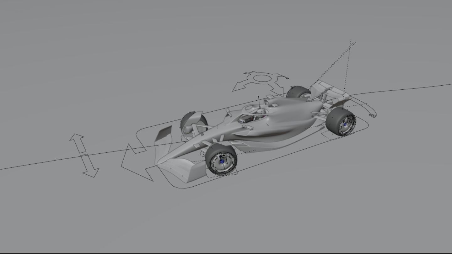 F1 2022 Monopost Free 3D model_7