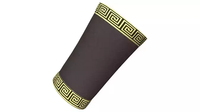 Male Roman Arm Bands Low-poly 3D model