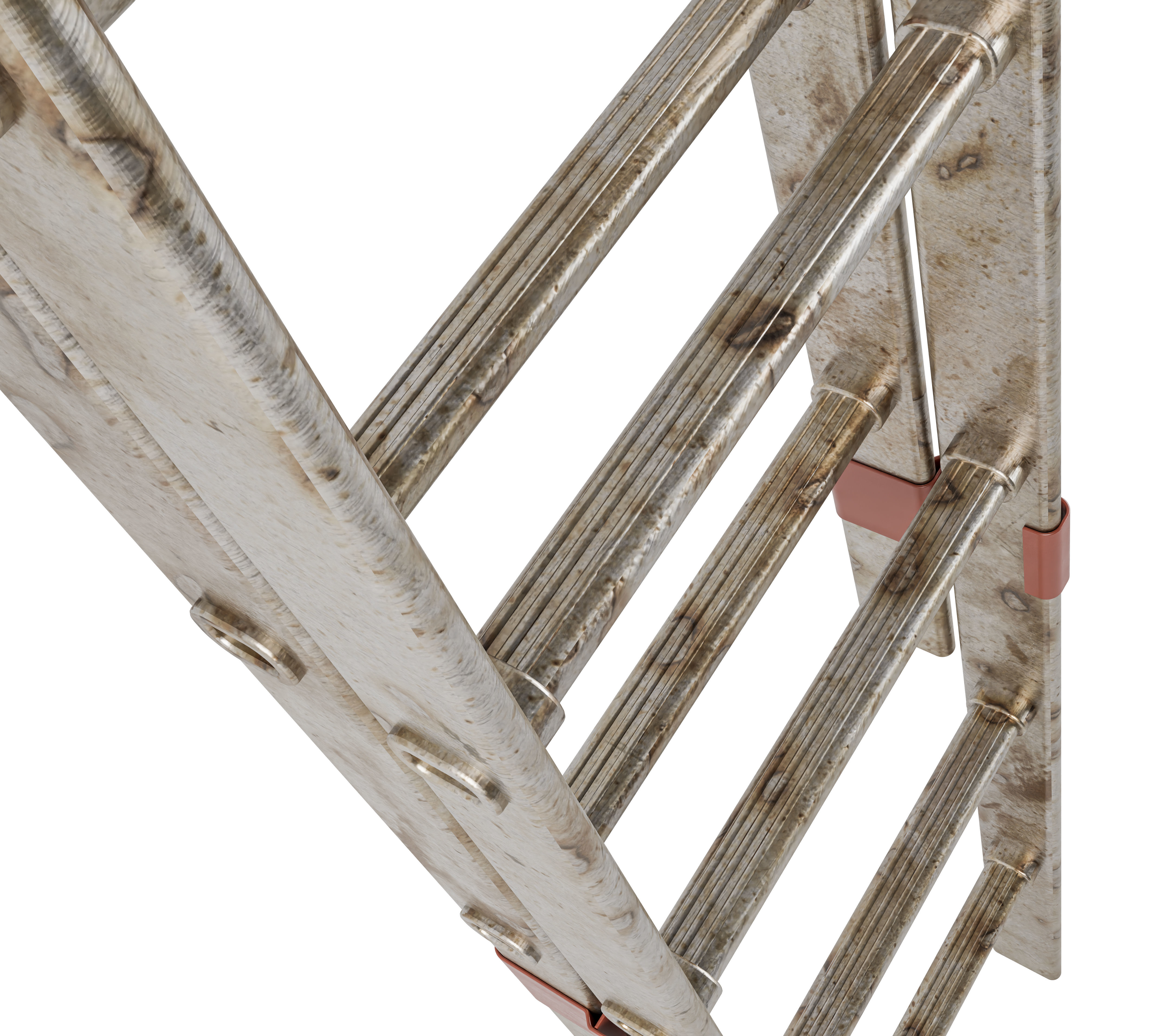 Extendable Work Step Ladder 3D model_5