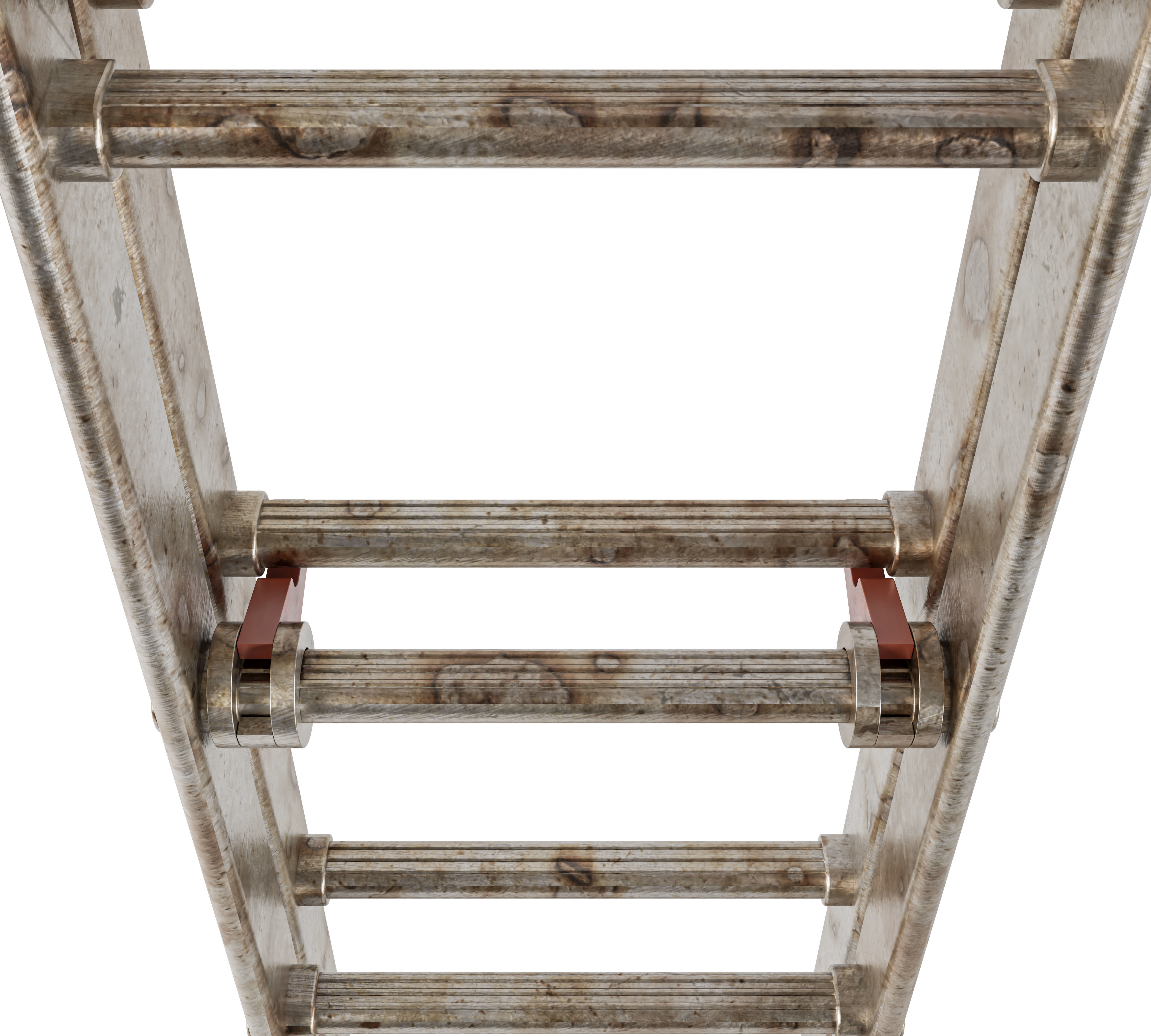 Extendable Work Step Ladder 3D model_2