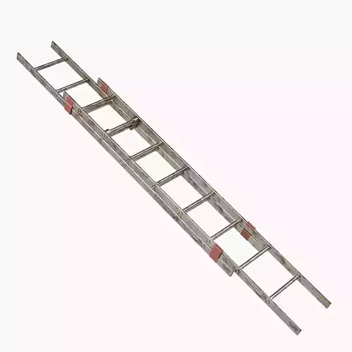 Extendable Work Step Ladder 3D model