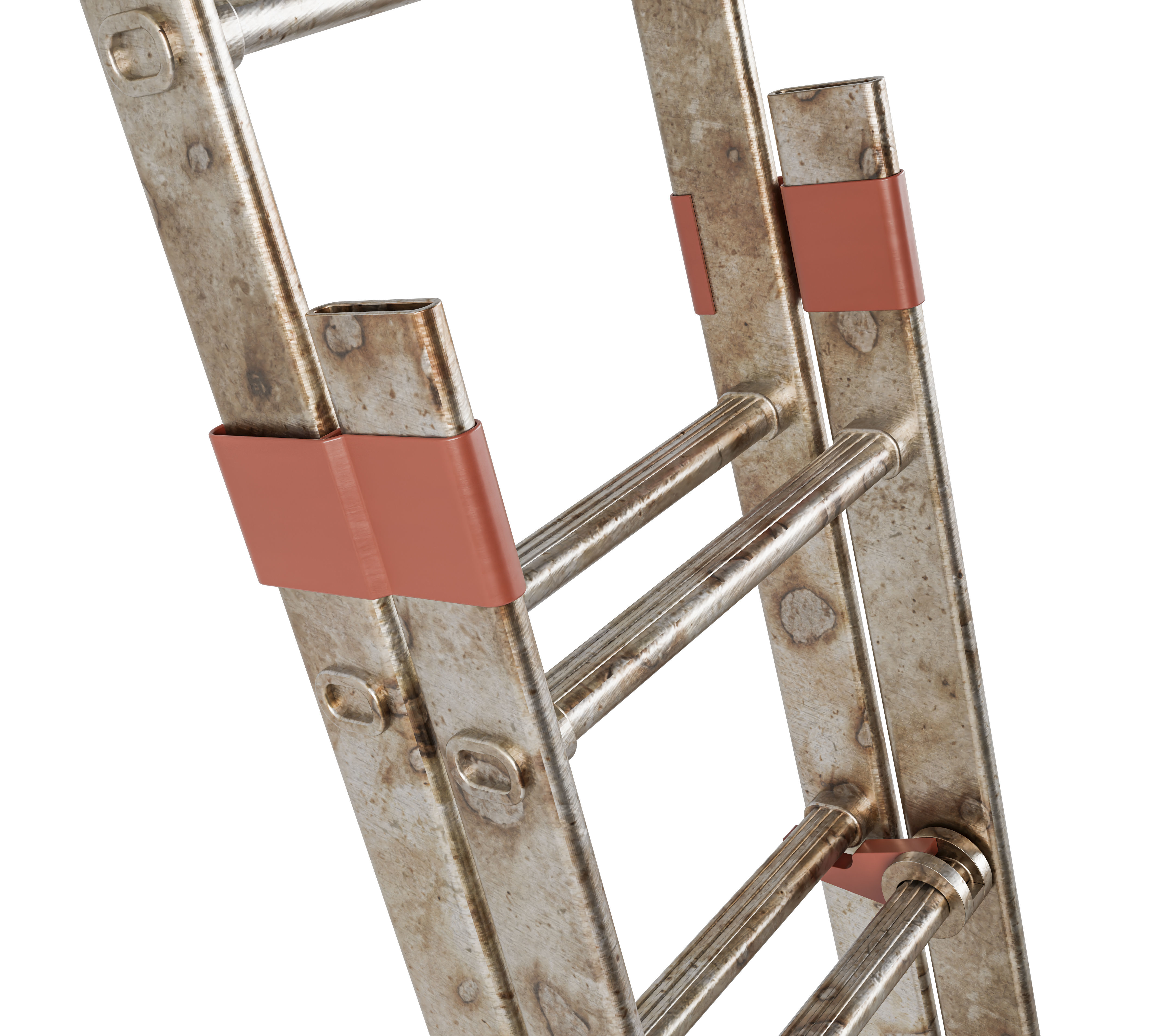 Extendable Work Step Ladder 3D model_4
