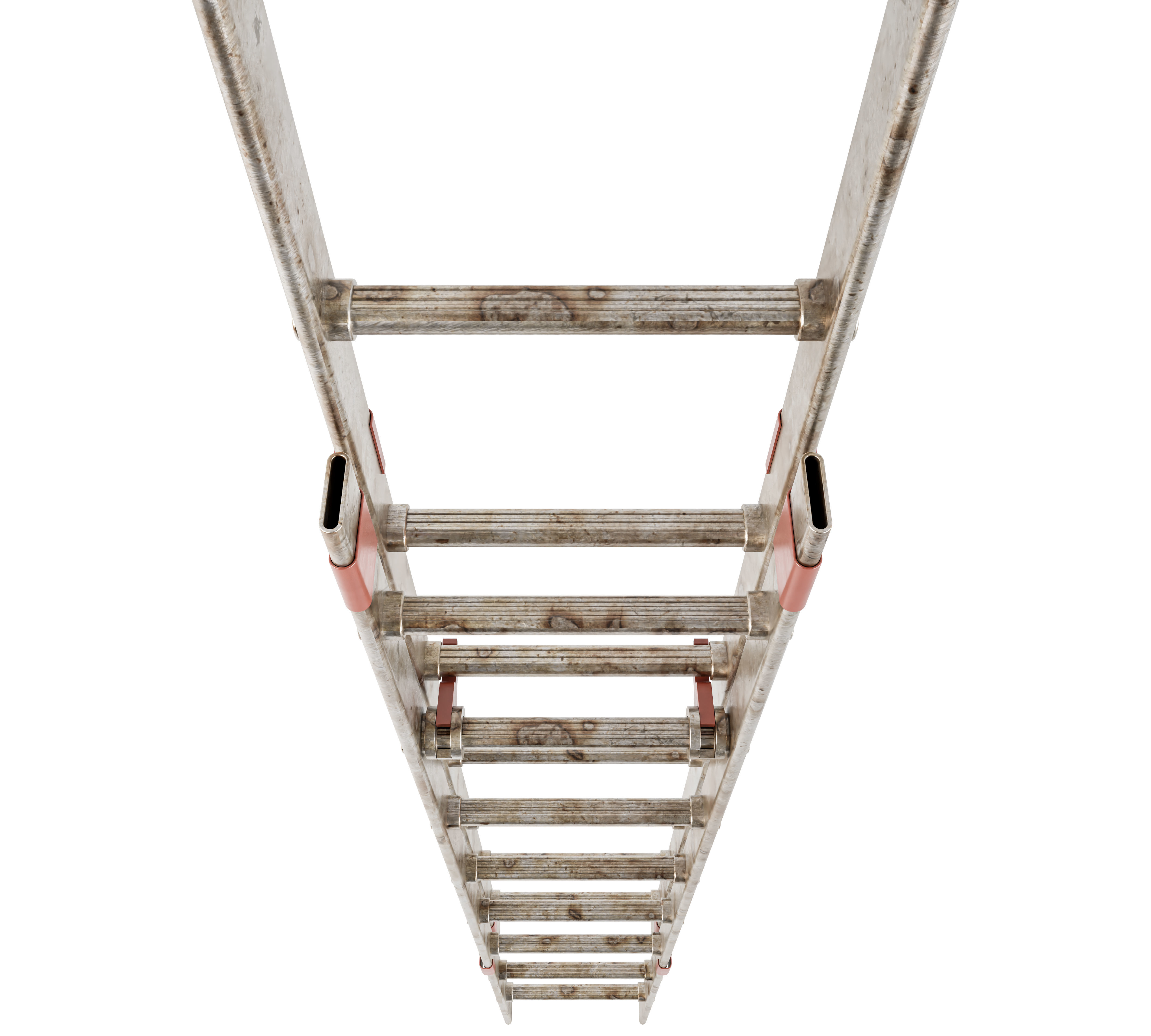 Extendable Work Step Ladder 3D model_1