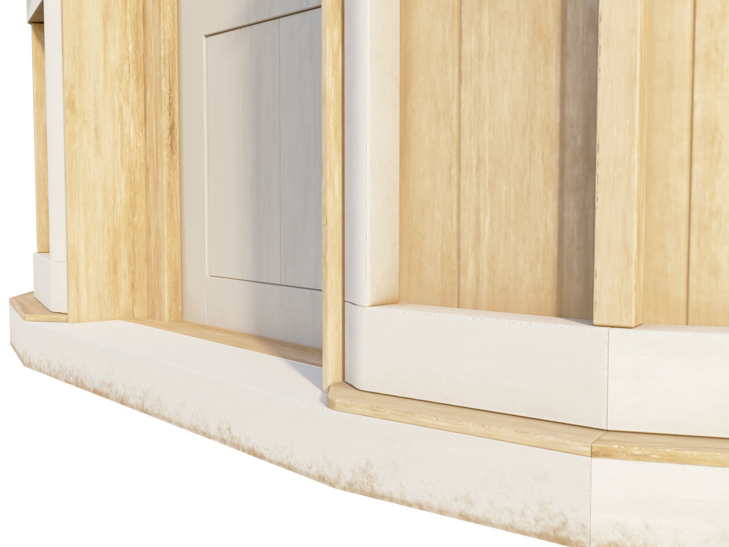 Geodesic dome Greenhouse 3D model_7