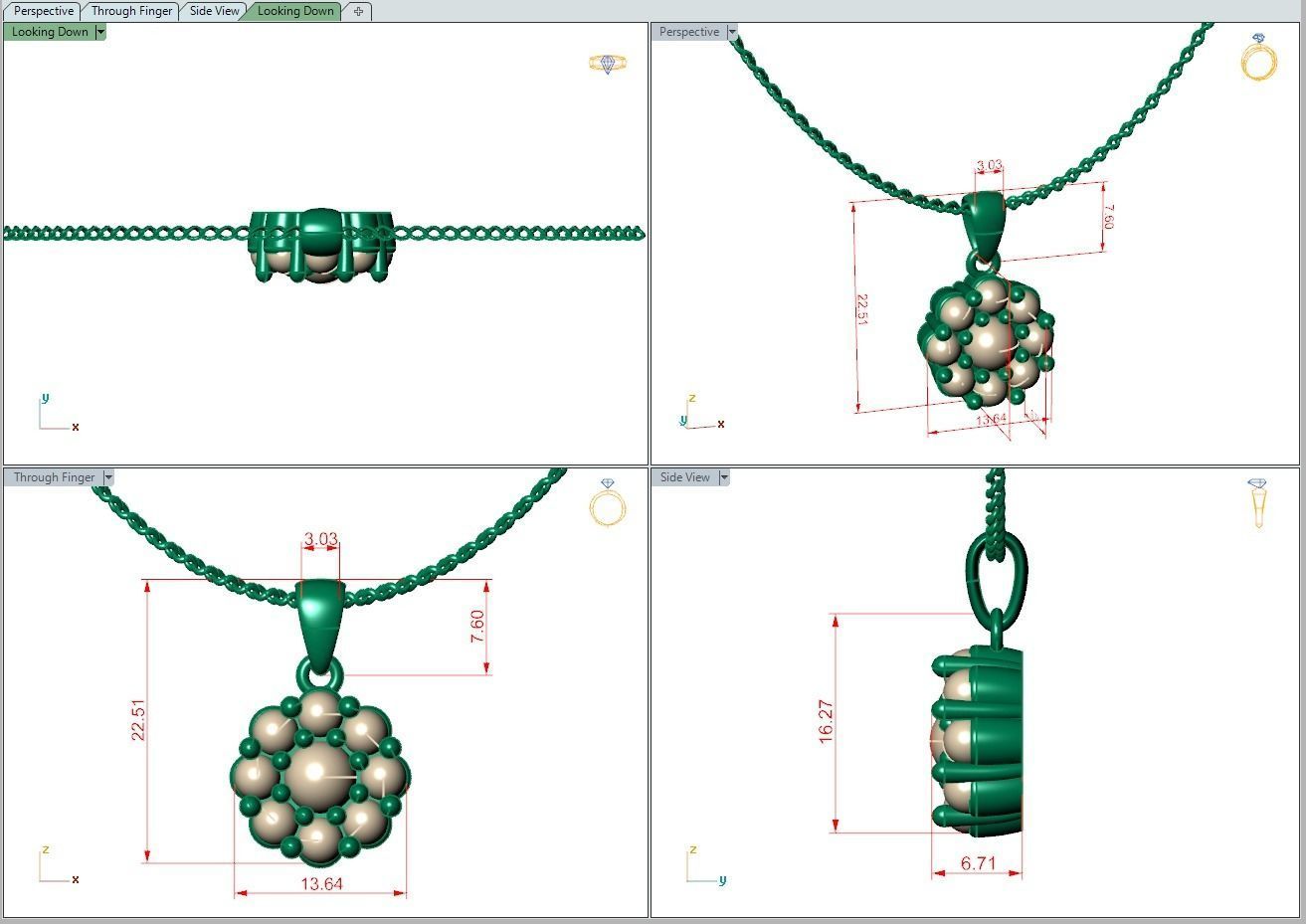 Pendant 535 3D print model_5