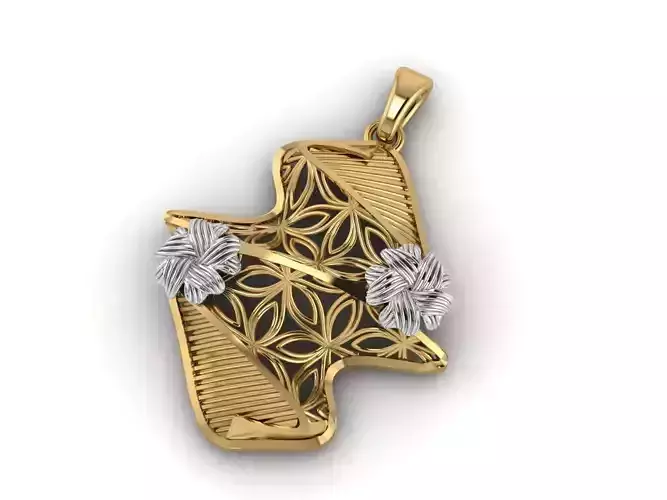 Women Pendant Ready STL 3DM Models Womens Necklace Lightweight