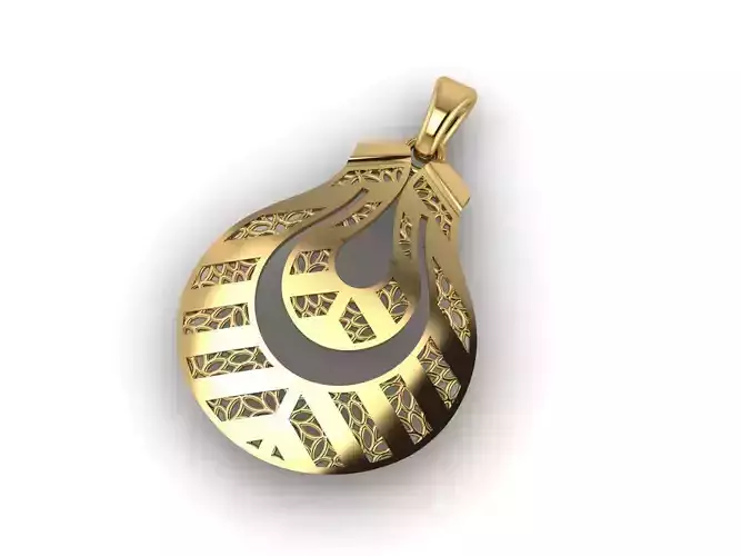 Women Pendant Ready STL 3DM Models Womens Necklace Lightweight