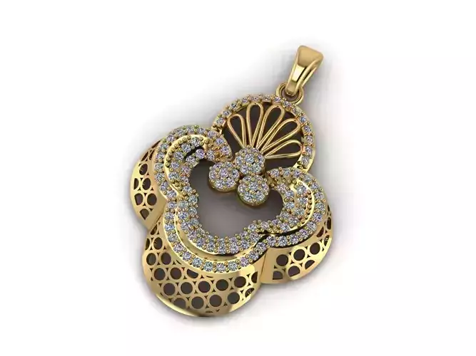 Women Pendant Ready STL 3DM Models Womens Necklace Lightweight