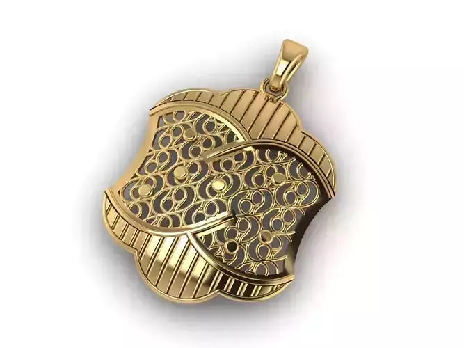 Women Pendant Ready STL 3DM Models Womens Necklace Lightweight