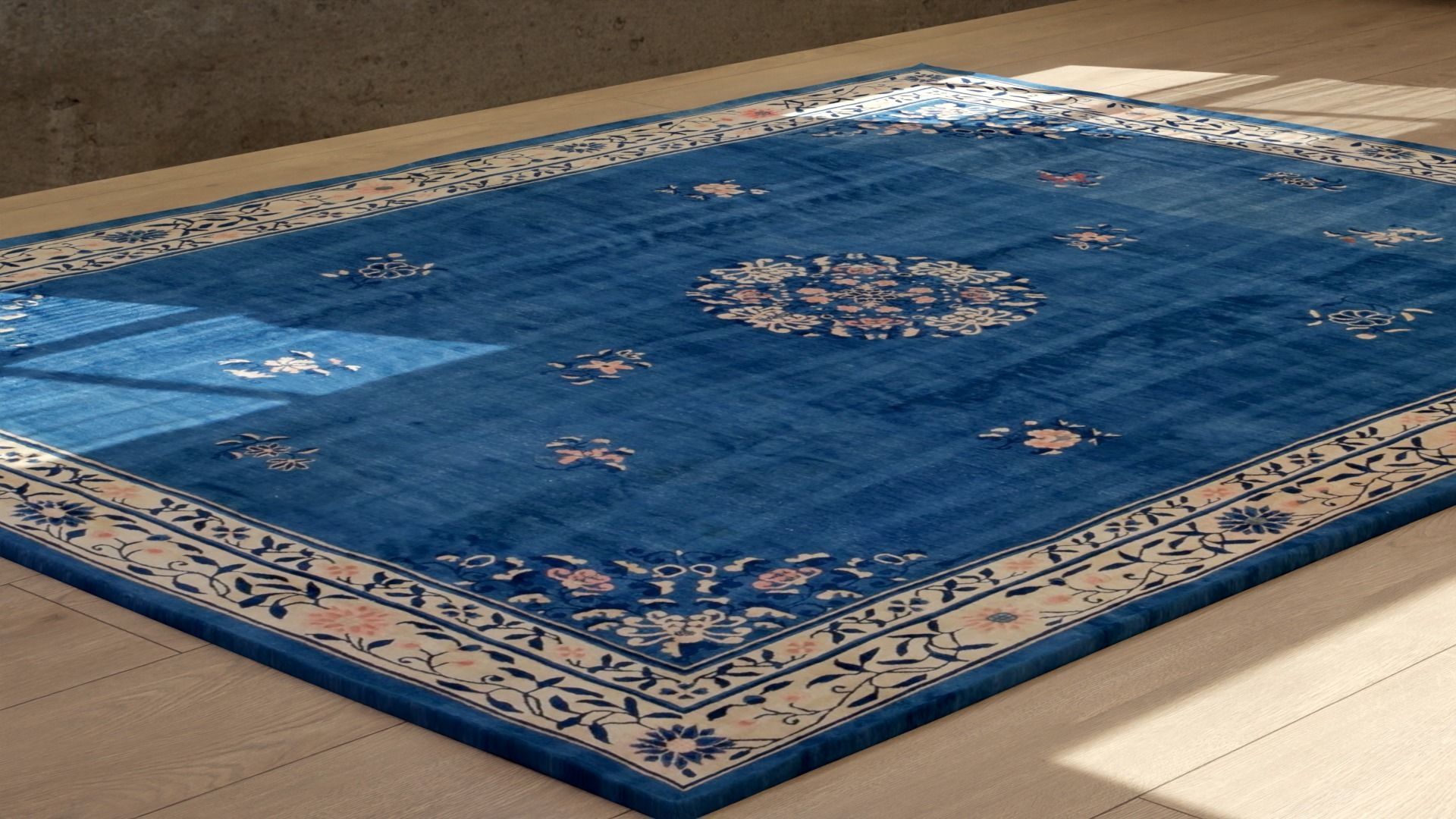 Antique Rug Collection Low-poly 3D model_4