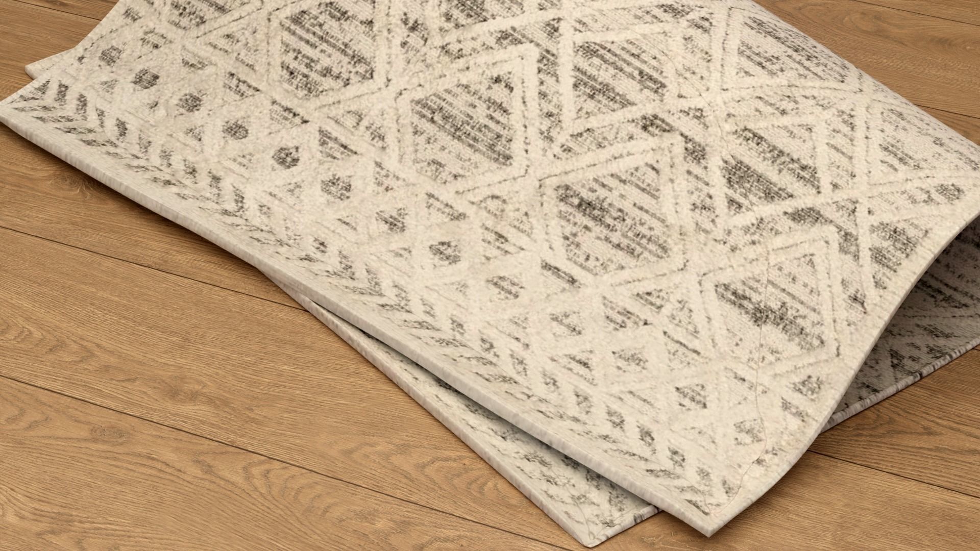 Antique Rug Collection Low-poly 3D model_20