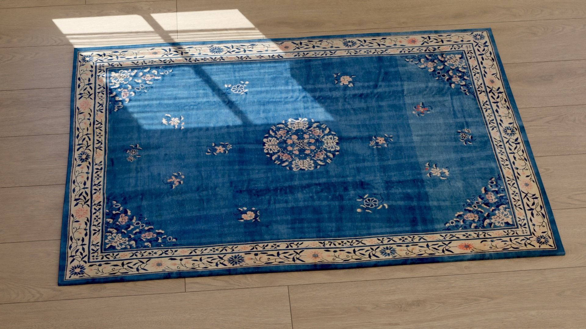 Antique Rug Collection Low-poly 3D model_10